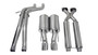 Corsa Dual Center Mount Exhaust with 4" Tips - 2006+ 6.1L Jeep Grand Cherokee SRT8 - 14451