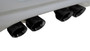 Corsa Performance 2.5" Axleback Exhaust w/Black Coated Tips - 1997-2004 Chevrolet Corvette C5/C5 Z06 (5.7L V8) - 14111BLK