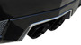 Corsa Sport 2.5" Axleback Exhaust (Black Tips) - 2011+ Cadillac CTS-V Coupe (6.2L LSA) - 14942BLK