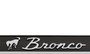 Scott Drake ACC-LPF-BRONCO - Bronco License Plate Frame
