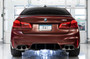 AWE 3020-42069 - 18-19 BMW M5 (F90) 4.4T AWD Axle-back Exhaust - Track Edition (Chrome Silver Tips)