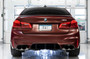 AWE 3020-43078 - 18-19 BMW M5 (F90) 4.4T AWD Cat-back Exhaust - Track Edition (Diamond Black Tips)