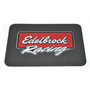 Edelbrock 2324 - Racing Fender Cover - PVC Foam Mat - 2 Color Printed  Racing Logo