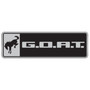 Ford Racing M-1447-GOAT - Bronco/Bronco Sport G.O.A.T. Badge - Black/Chrome