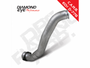 Diamond Eye 125102 - Exhaust Downpipe 4 Inch Inlet/Outlet No Sensor Bung Aluminized 08-10 F250/F350 Race Use Only