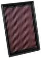 K&N 33-5048 - 2016 Nissan Titan XD V8-5.0L Replacement Drop In Air Filter