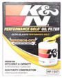 K&N HP-1007 - Buick / Chevrolet / Oldsmobile Performance Gold Oil Filter