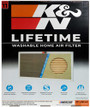 K&N HVC-12025 - HVAC Filter - 20 x 25 x 1