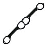 Kooks PY-8021 - Small Block Chevy Header Gaskets - 18 Degree Cylinder Heads - Carbon Ceramic