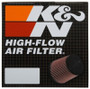 K&N RC-1624 - Universal Chrome Filter 2.375 Inch Flange / 5.188 Inch Base / 3.5 Inch Top / 3.75 Inch Height