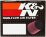 K&N RC-9510 - Universal Chrome Filter-Round Tapered 2.5in Flange ID/5.188in Base OD/3.5in Top OD/5.938in H