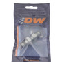 Deatschwerks 6-02-0708 - 6AN Male Flare To 6AN Male Flare Bulkhead Adapter (Incl. Nut)