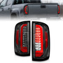 Anzo 311432 - 15-21 Chevrolet Colorado Full LED Tail Lights w/ Red Lightbar Black Housing Clear Lens