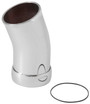 Spectre 8728 - Universal Intake Elbow Tube (ABS) w/Collar 3in. OD / 22 Degree - Chrome