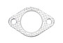 Dynomax 31388 - Collector Gasket - 0.083 in Thick - 2 in Diameter - 2-Bolt - Steel Graphite Laminate - Each