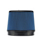 Injen X-1083-BB - NanoWeb Dry Air Filter 6.70x4.54 Oval neck/ 7.69 x 5.68 Base/ 7.25 Tall w/Barb Fit - 70 Pleat