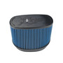 Injen X-1083-BB - NanoWeb Dry Air Filter 6.70x4.54 Oval neck/ 7.69 x 5.68 Base/ 7.25 Tall w/Barb Fit - 70 Pleat