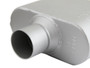 Flowmaster 42510-FM - FlowMonster Muffler; 1 Chamber; 2.50 in. Center Inlet/2.50 in. Center Outlet; Case Dimensions 4 in. x 9.50 in. x 6.50 in.; 13.50 in. Overall Length; Aluminized Steel;