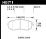 Hawk HB711W.661 - 13 Subaru BRZ/13 Legacy 2.5i / 13 Scion FR-S DTC-30 Front Street Brake Pads