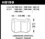 Hawk HB199U.702 - 86-89 Mercedes 560SL / 77-88 Porsche 924 / 78-81 928 / 83-89 944 DTC-70 Front Race Brake Pads