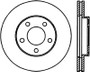 StopTech 126.61041CSL - Power Slot 94-02 Mustang (Excl Cobra)/03-04 Mustang Base/GT Front Left Slotted Cryo Rotor