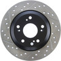StopTech 127.40050R - 00-09 S2000 Slotted & Drilled Right Rear Rotor