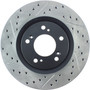 StopTech 127.40048R - 00-09 S2000 Slotted & Drilled Right Front Rotor