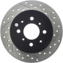 StopTech 127.40060L - 02-03 Honda Civic Si Hatchback Slotted & Drilled Left Rear Rotor