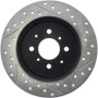 StopTech 127.40060R - 02-03 Honda Civic Si Hatchback Slotted & Drilled Right Rear Rotor