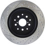 StopTech 127.44105L - 5/93-98 Toyota Supra Left Rear Slotted & Drilled Rotor