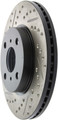StopTech 127.44133R - 04-07 Scion xA / 04-06 xB SportStop Slotted & Drilled Right Front Rotor