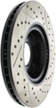 StopTech 127.51020R - Slotted & Drilled Sport Brake Rotor