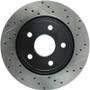 StopTech 127.58001L - 06-10 Jeep Commander / 06-10 Gr Cherokee (Exc SRT-8) Slotted & Drilled Front Left Rotor