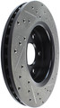 StopTech 127.58001R - 06-10 Jeep Commander / 06-10 Gr Cherokee (Exc SRT-8) Slotted & Drilled Front Right Rotor