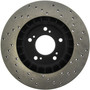 StopTech 128.40048R - 00-09 Honda S2000 Front Drilled Right Rotor