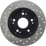 StopTech 128.40055L - 04-08 Acura TSX / 03-07 Honda Accord Coupe/Sedan Drilled Rear Left Rotor