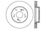 StopTech 128.40056CL - 02-06 Acura RSX (Excl. Type S) Cryo Cross Drilled Brake Rotor - Front Left