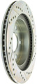 StopTech 227.62049R - Select Sport 93-97 Pontiac Firebird/93-97 Chevrolet Camaro Slotted/Drilled Right Rear Rotor