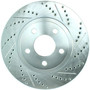 StopTech 227.62055L - Select Sport 98-02 Chevrolet Camaro / Pontiac Firebird Slotted and Drilled Left Front Rotor