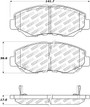 StopTech 305.09140 - Street Select Brake Pads - Rear