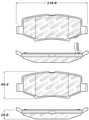 StopTech 305.12740 - Street Select Brake Pads - Front