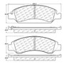 StopTech 308.13630 - 2016 Chevy Tahoe Street Touring Front Brake Pads