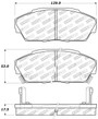 StopTech 309.04090 - Performance 90-93 Acura Integra / 90-93 Honda Civic Sedan / 90-91 Prelude Front Brake Pads