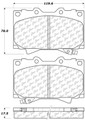 StopTech 319.07720 - 98-07 Toyota Land Cruiser/Lexus LX470 Front Truck & SUV Brake Pad