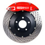 StopTech 83.054.4300.72 - 97-01 Acura Integra Type R Front BBK w/ ST-40 Red Calipers 328 x 28 Drilled Rotors