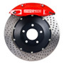 StopTech 83.131.4600.72 - BBK 95-99 BMW M3 (E36) / 98-02 MZ3 Coupe/Roadster Front 4 Piston 332x32 Red Drilled Rotors