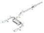 Borla Dual Exit Catback Exhaust - 2012+ Jeep Wrangler 3.6L V6 (4 Door Unlimited) - 140459