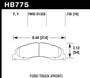 Hawk HB775Y.735 - LTS Disc Brake Pad; 0.735 Thickness;