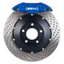 StopTech 83.895.6700.22 - 2015 VW GTI Front BBK w/ Blue ST-60 Caliper Drilled 355x32 2pc Rotor