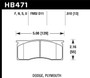 Hawk HB471F.510 - HPS Street Brake Pads